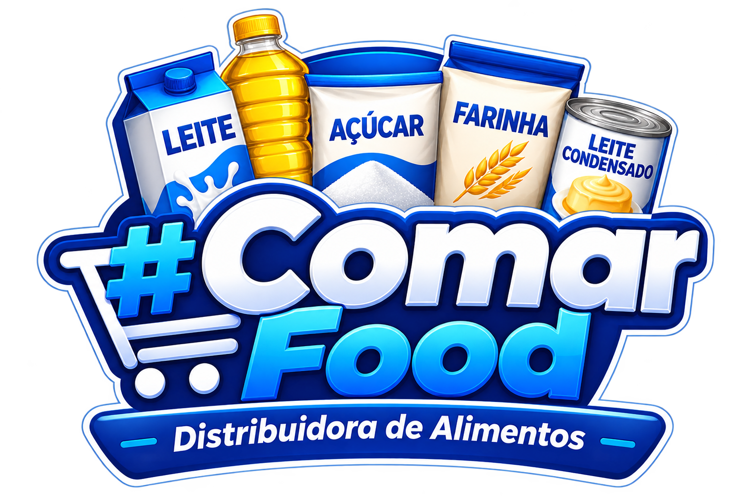 Logo Comar Food Atacado e Distribuidora de Alimentos LTDA